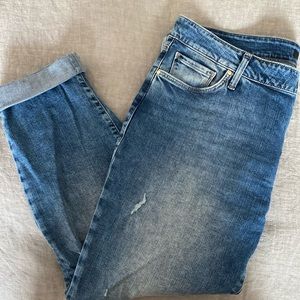 Mavi “Ada” Boyfriend Distressed Denim